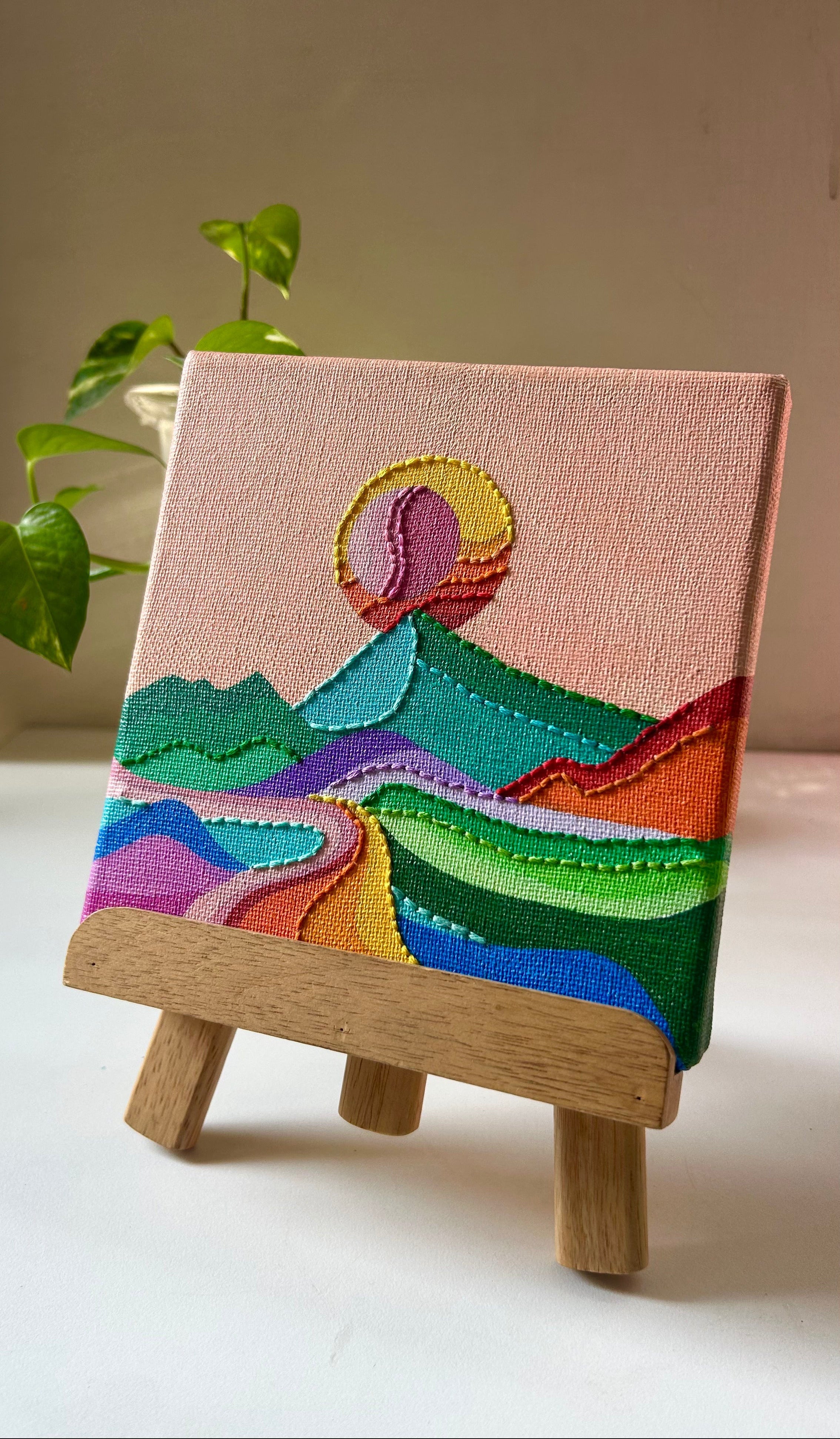 Where Colors Wander Mini Painting
