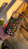 Garden of stitches Embroidered Phone Cover