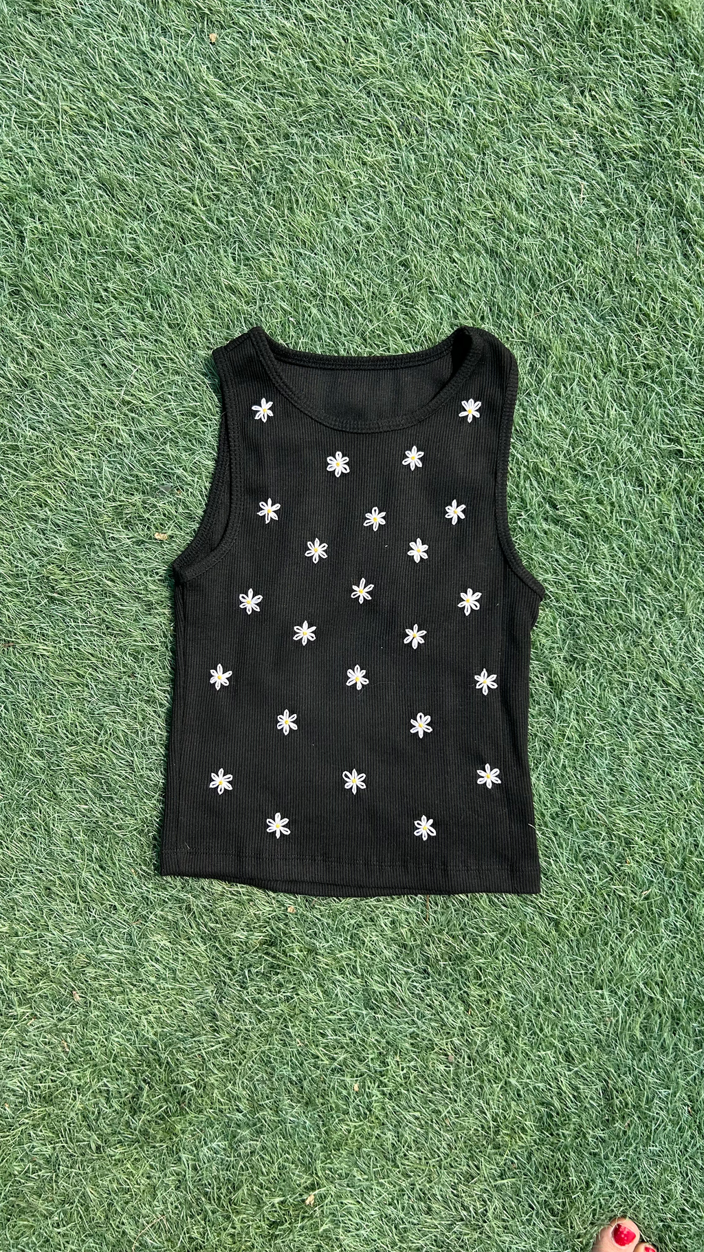 Embroidered Tank Top