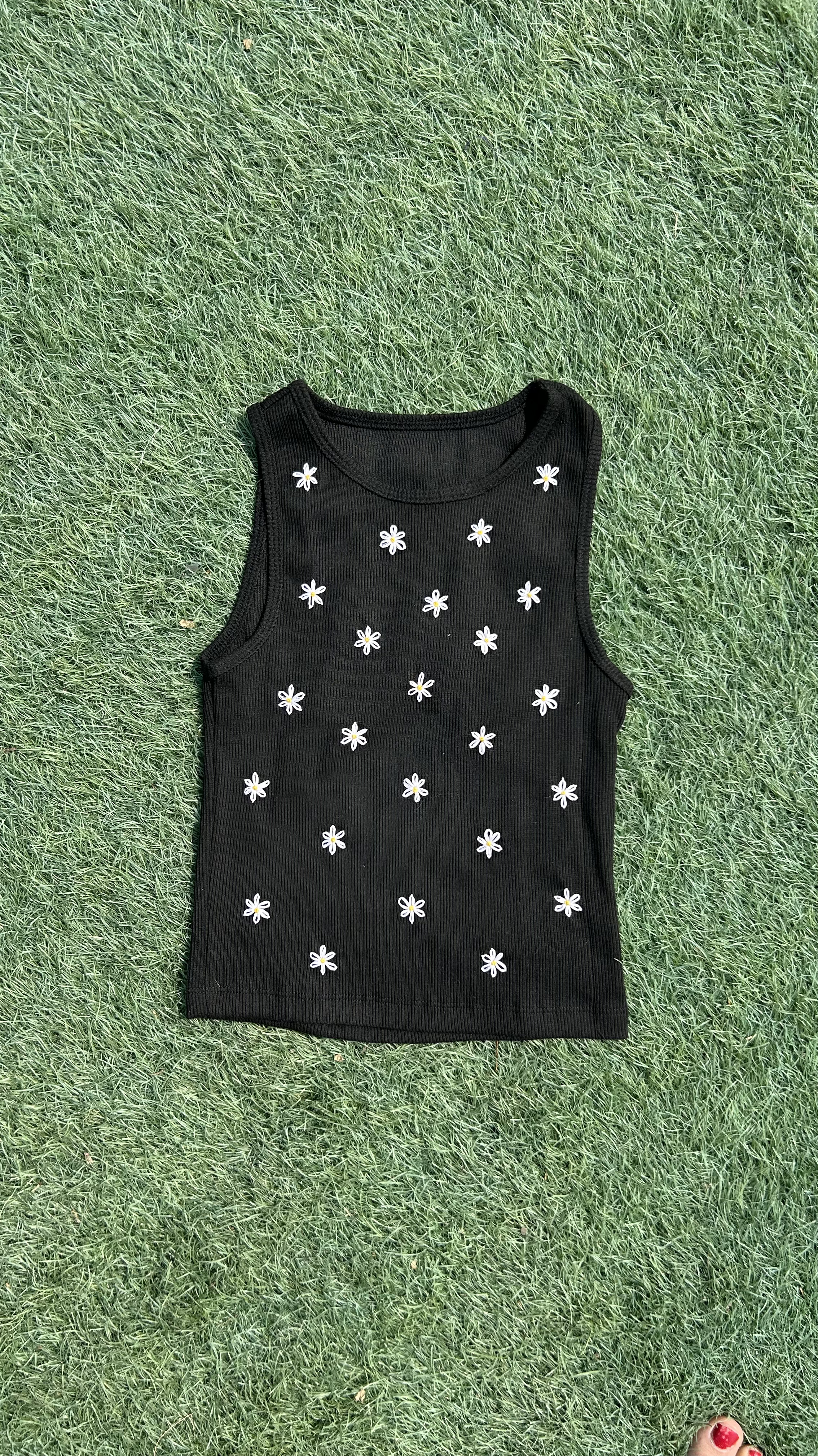 Embroidered Tank Top