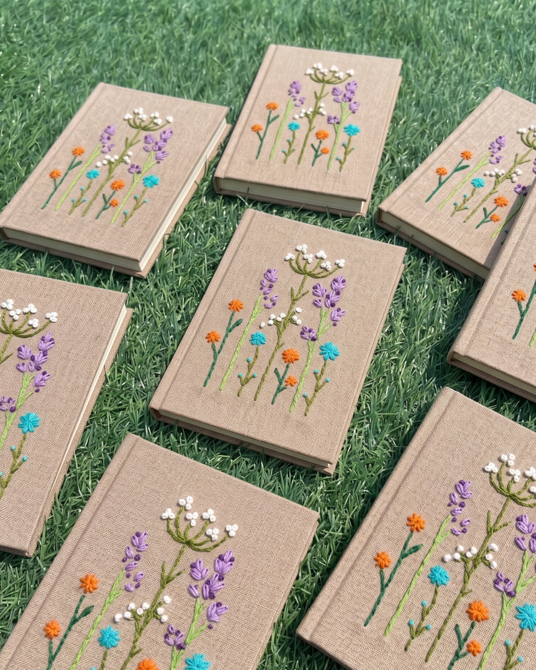 Meadow Bloom Embroidered Diary