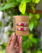 Rose Whisper Hairclips