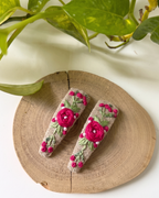 Rose Whisper Hairclips