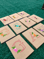 Floral Initial Personalized Diary