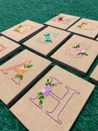 Floral Initial Personalized Diary