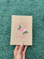 Floral Initial Personalized Diary