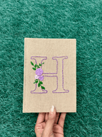 Floral Initial Personalized Diary