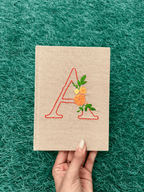 Floral Initial Personalized Diary